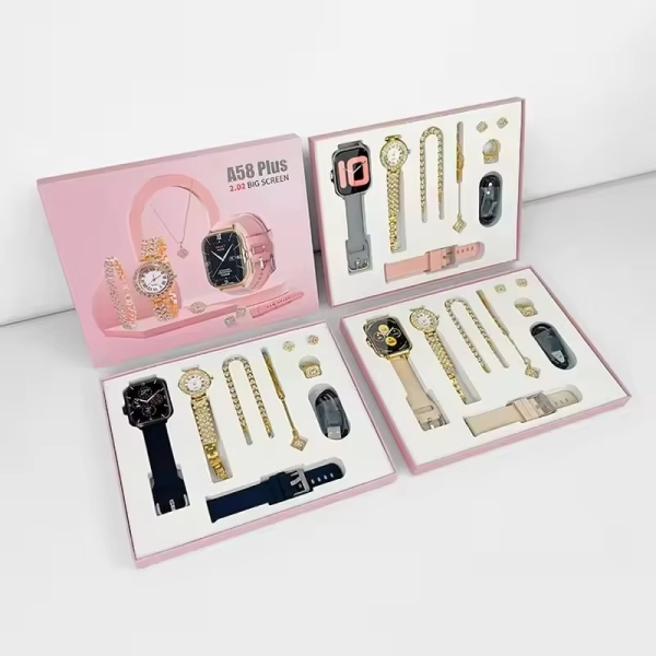 A58 Plus 6 In 1 – Smartwatch For Women | Best Quality Smart Watch For Girls | Perfect For Gift – Random Color
